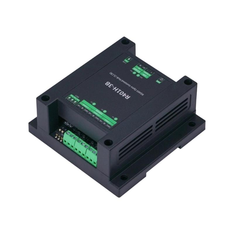 RS485 Optically Isolated Serials Hub Multiple Port Configuration and Half Duplex Operation for Secure Data Exchange