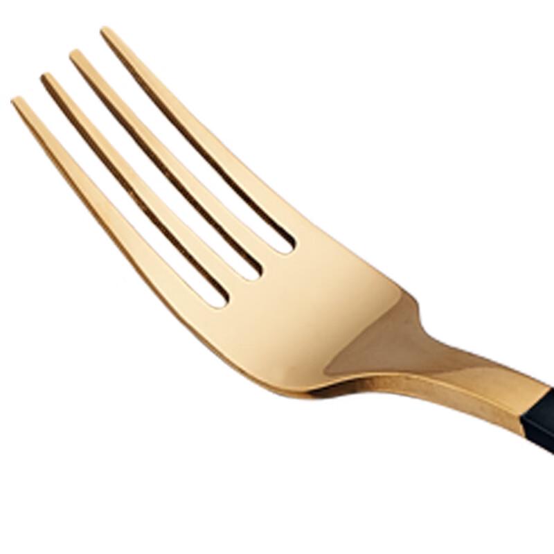 Faust Provence Schwarzgold 4-teiliges Edelstahl-Besteckset