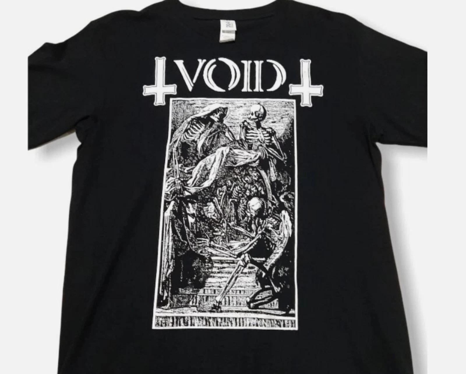 Void Band Punk Rock Basic Black Classic Style Unisex T Shirt XL