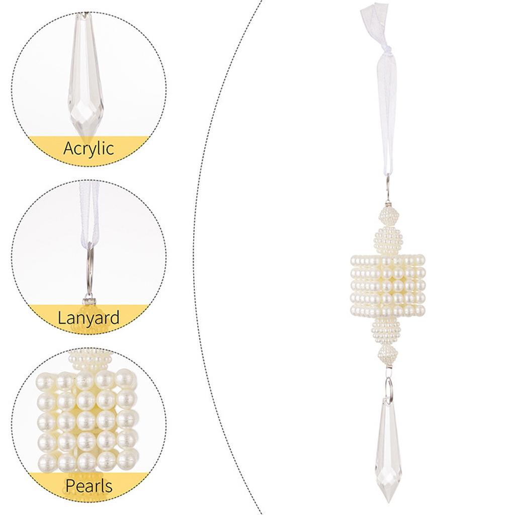 Creative Icicle Pendants, Christmas Imitation Pearl Pendants, European  Home Decoration Atmosphere Layout Crystal Pendants