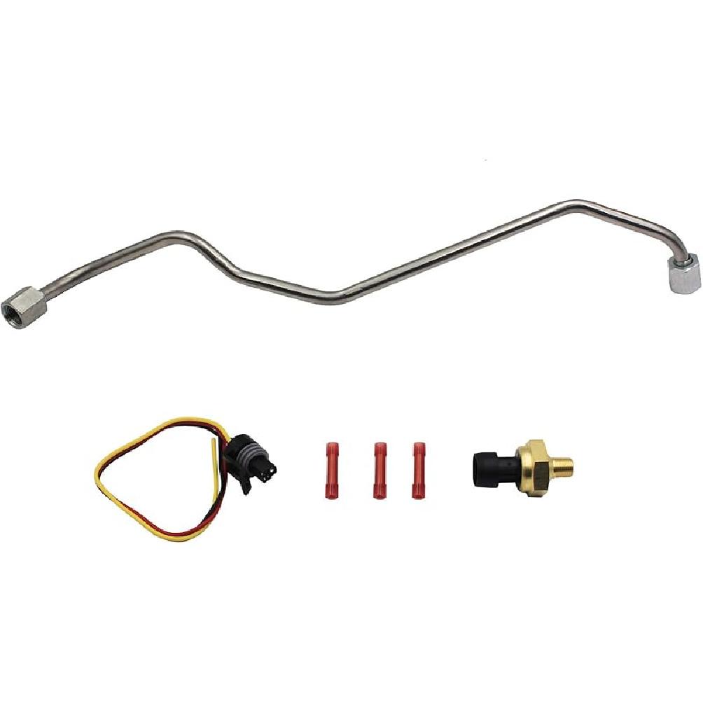 Exhaust Back Pressure EBP Tube Sensor & Wire Replacement For 1999-2003 Ford 7.3L Powerstroke Diesel- Exhaust Back Pressure Sensor Tube 1