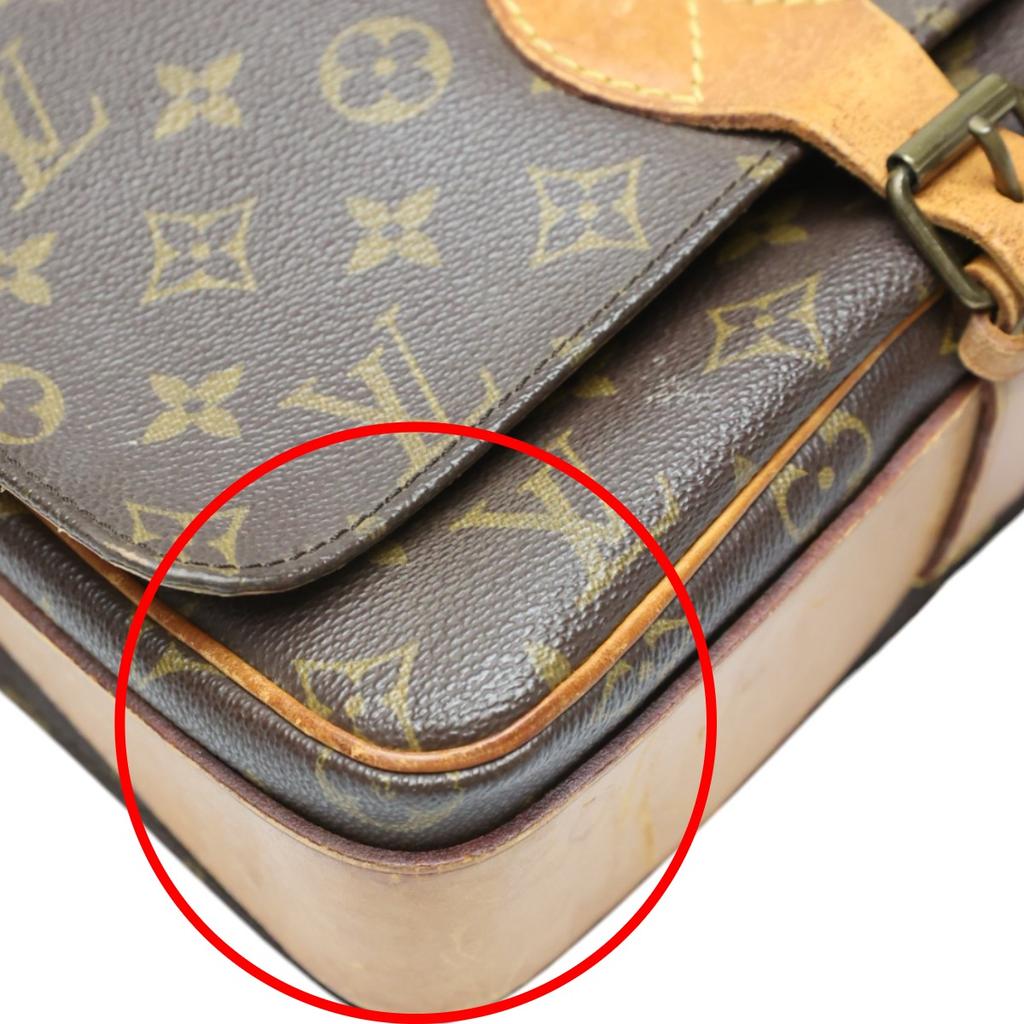 LOUIS VUITTON Monogram CartouchiereGM Shoulder Bag Monogram canvas M51252 Used