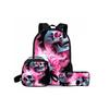 Magic Potion Print 3Pcs/Set Everyday Backpack with Messenger Tote ,Pencil Bags for Male/Female Best Gift Comic Learner Student Bags