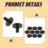 10 Felt for Cymbal Stands, Replacement Parts Drum Sets, Secure Mounting, Portable Set, Suitable
