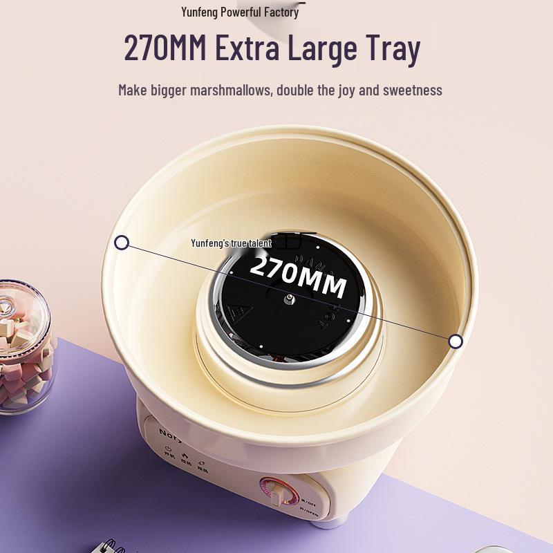 Mini Automatic Cotton Candy Machine for Kids - Handmade & Colorful Fun