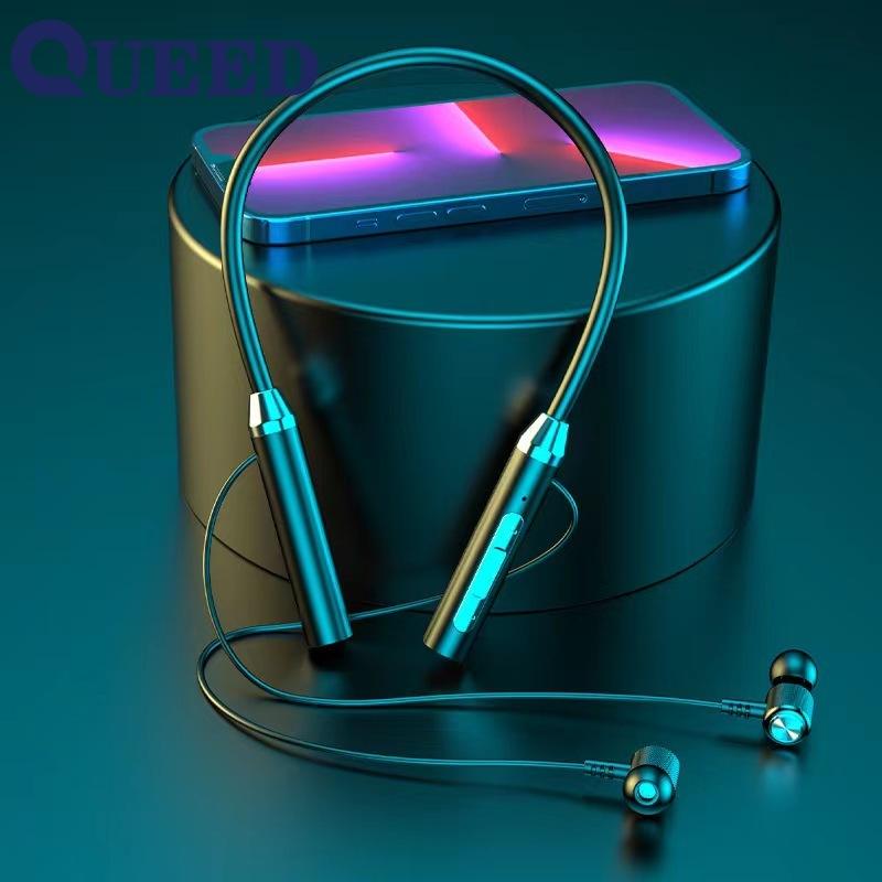 QUEED Bluetooth Headphones, in-ear Neckband Sports Headphones, Ultra-long Standby Life, Universal Mobile Phone