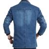 Factory Men's Denim Suit Men's Cotton Denim Small Suit Repair Large Size Casual Suit Jacket