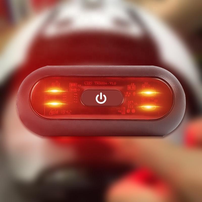 4 Lamp Beads Bicycle Helmet Led Light Rechargeable Safety Taillight Bike Motorcycles Accessories Helmet Moto Usb Helmet Light one size