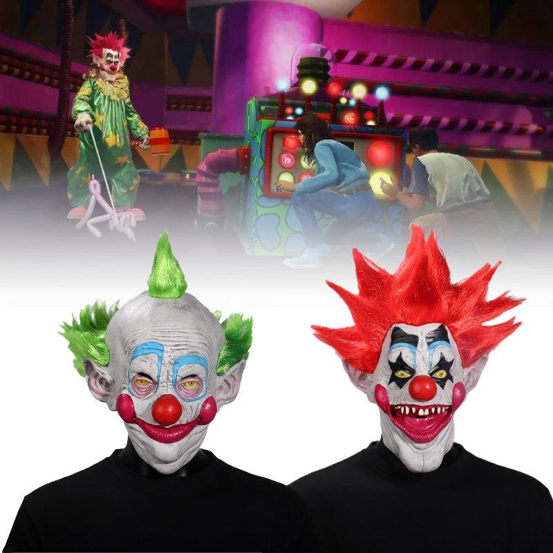 Killer From Klowns Outer Space Character Mask Halloween Headwear Cosplay Props