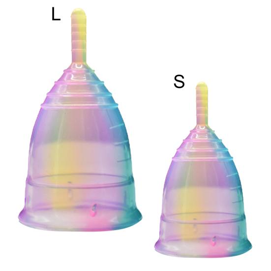 Extra-Thin Skin-friendly Menstrual Cup Silicone Easier to Clean Menstruation Alternative Cup Health Care Tool