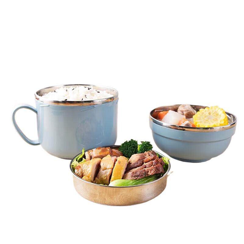 TAFUCO 304 Stainless Steel Insulated Instant Noodle Bowl & Lunch Box