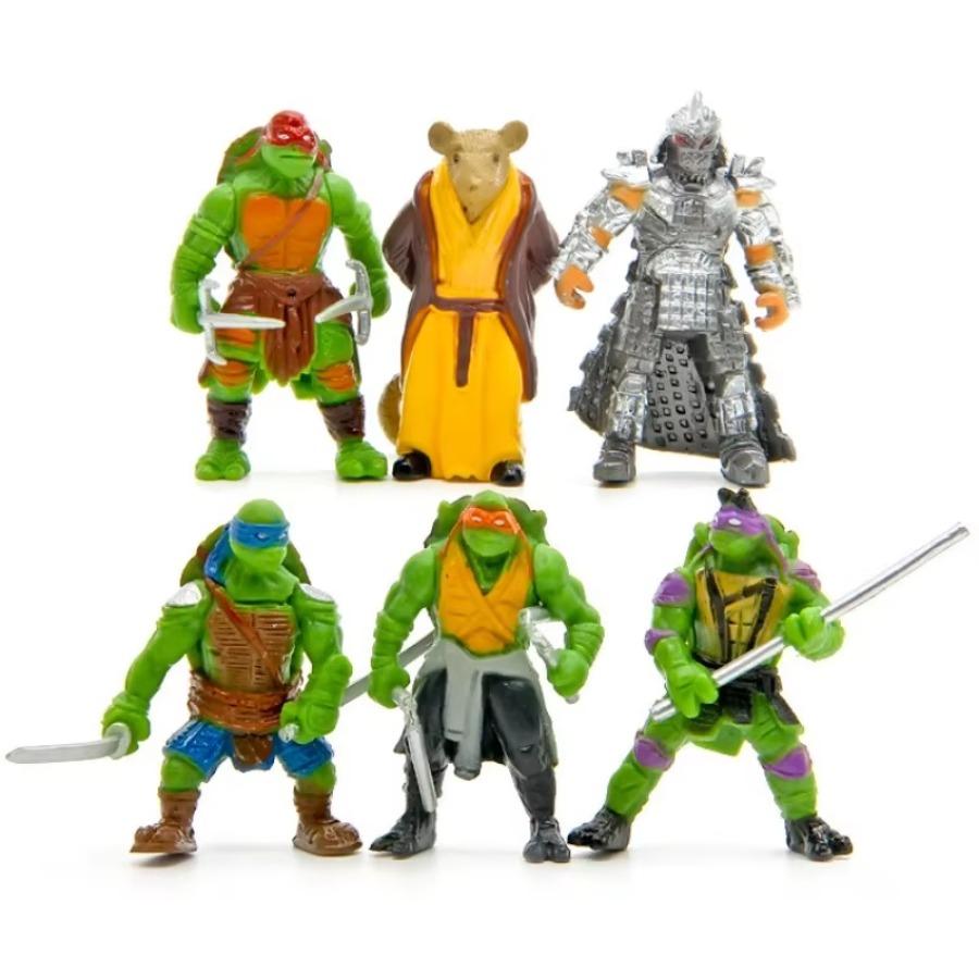 Teenage Mutant Ninja Turtles Collectible Figure Set Series Movie Edition Articulated Action Figures