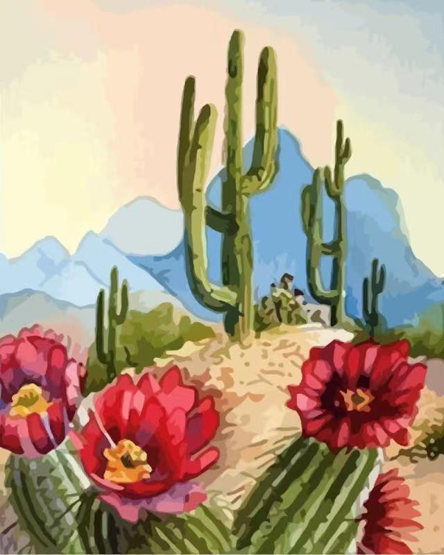 RUOPOTY Painting By Numbers Cartoon Animals Unique Gift Home Decoration Wall Art Coloring By Number Children's Room Decor