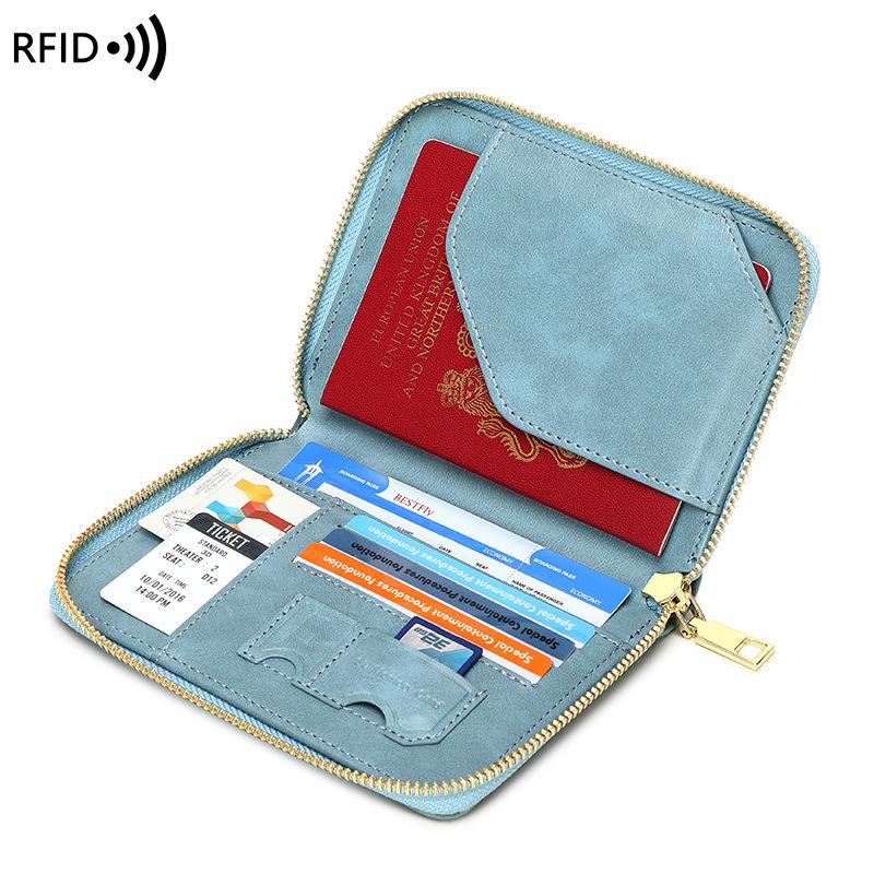 RFID Anti-theft Multifunctional Travel Document Bag & Passport Holder