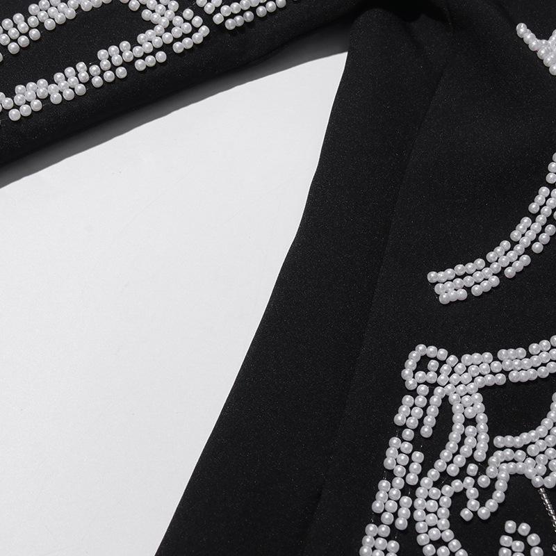 2025 Summer High-End European & American Style Suit: Heavy Beading, Hot Diamond, Versatile Jacket