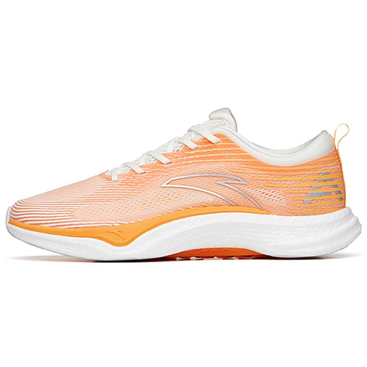 

ANTA Four Generations Of Hydrogen Running Shoes Men s Low top Ivory White/Yellow Orange 112225541-3 40.5