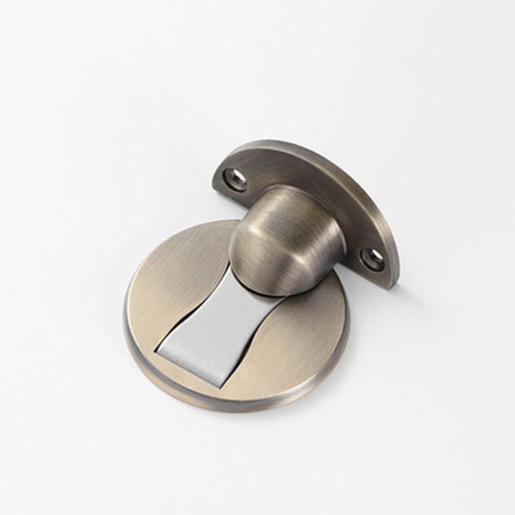 

Магнітний стопор для дверей Тримач-присоска для дверей Стопор-тримач із нержавіючої сталі Магнітний засув для дверей для дому, кімнати, офісу, приміщення бронзовий