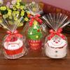 1PC Cute Santa Claus Snowman Christmas Tree Cupcake Towel Baby Shower Washcloths Birthday Party Favors for Guests