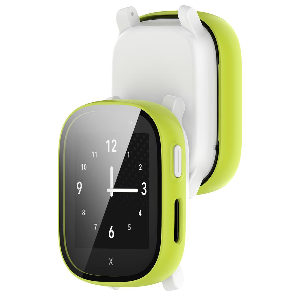 Schutzhülle mit Displayschutz für Xplora X6 Play Kratzfest Stoßfest Vollständige Abdeckung Smartwatch Einteilige Stoßfänger Schale