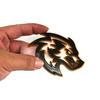 Pair Wolf Car Emblem Badges Car Door Side Sport Sticker  Glossy