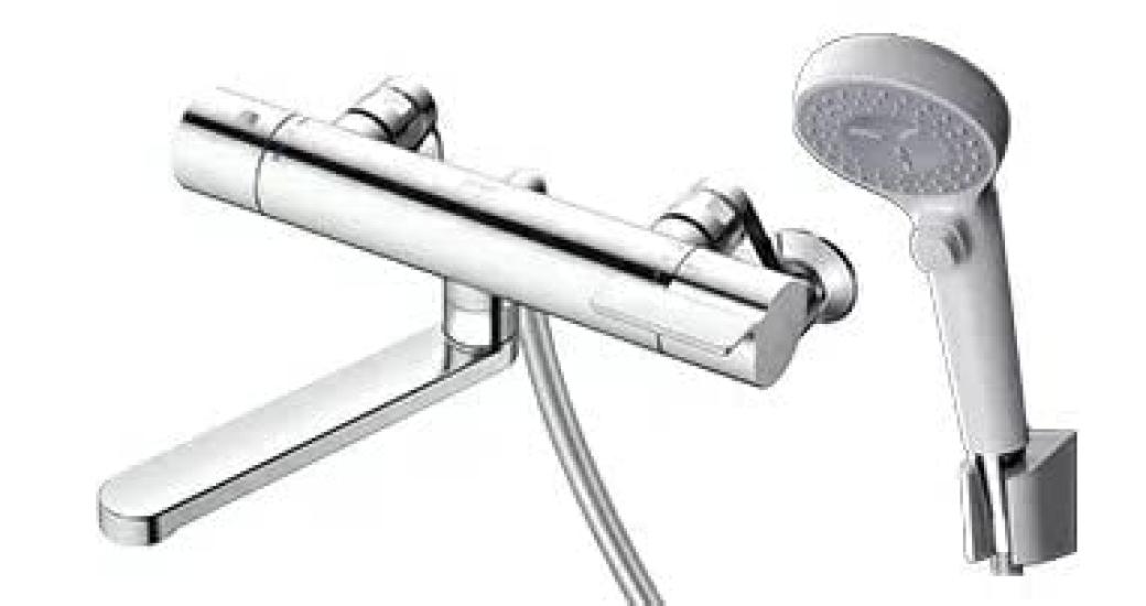 

TOTO Bathroom Thermostatic Mixing Comfort Wave 90mm Diameter Wall-Mounted Faucet, 70mm, Click,