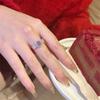 Exquisite Adjustable Pink Diamond Ring for Women: Sweet, Cool, Versatile Accessory