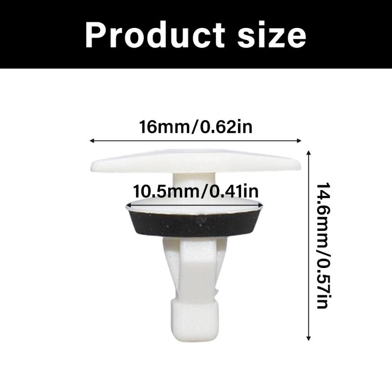 High Strength Automotive Dashboard Clips Shaking Resistant Retainers Car Interior Trim Clips 10pcs for RS4 A6L