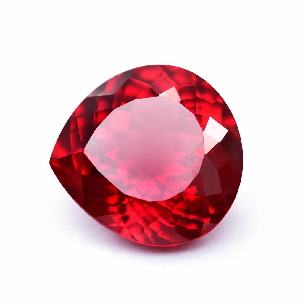 A+ Quality NATURAL Red Ruby   18 Ct Pear Shape Thai Loose Gemstone