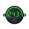 652F Battery Monitor 12V 24V Tester Meter Tool With Clear LED Readout For Solar Panel Electric Car Marine Use