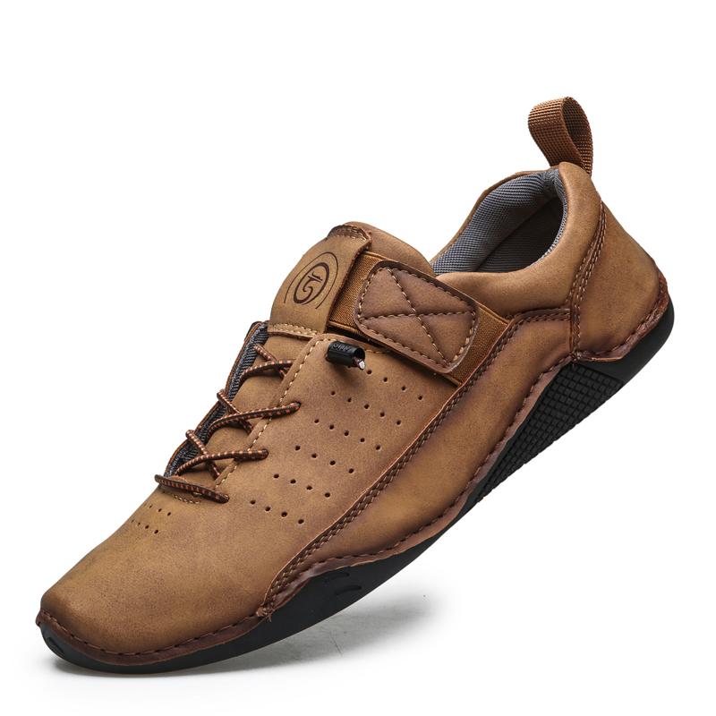 Fashion Outdoor Sneakers Mens Dress Shoes Retro Male Leather Business Male Baroque Shoes Casual Mens Oxford Work Footwear