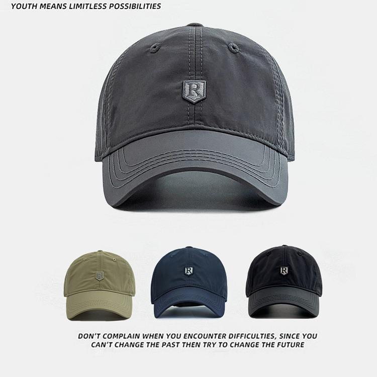

Spring and Summer Outdoor Quick drying Hat Big Head Cap Baseball Cap Casual Fishing Sports Climbing Baseball Cap Men s Korean Version Versatile Adjustable