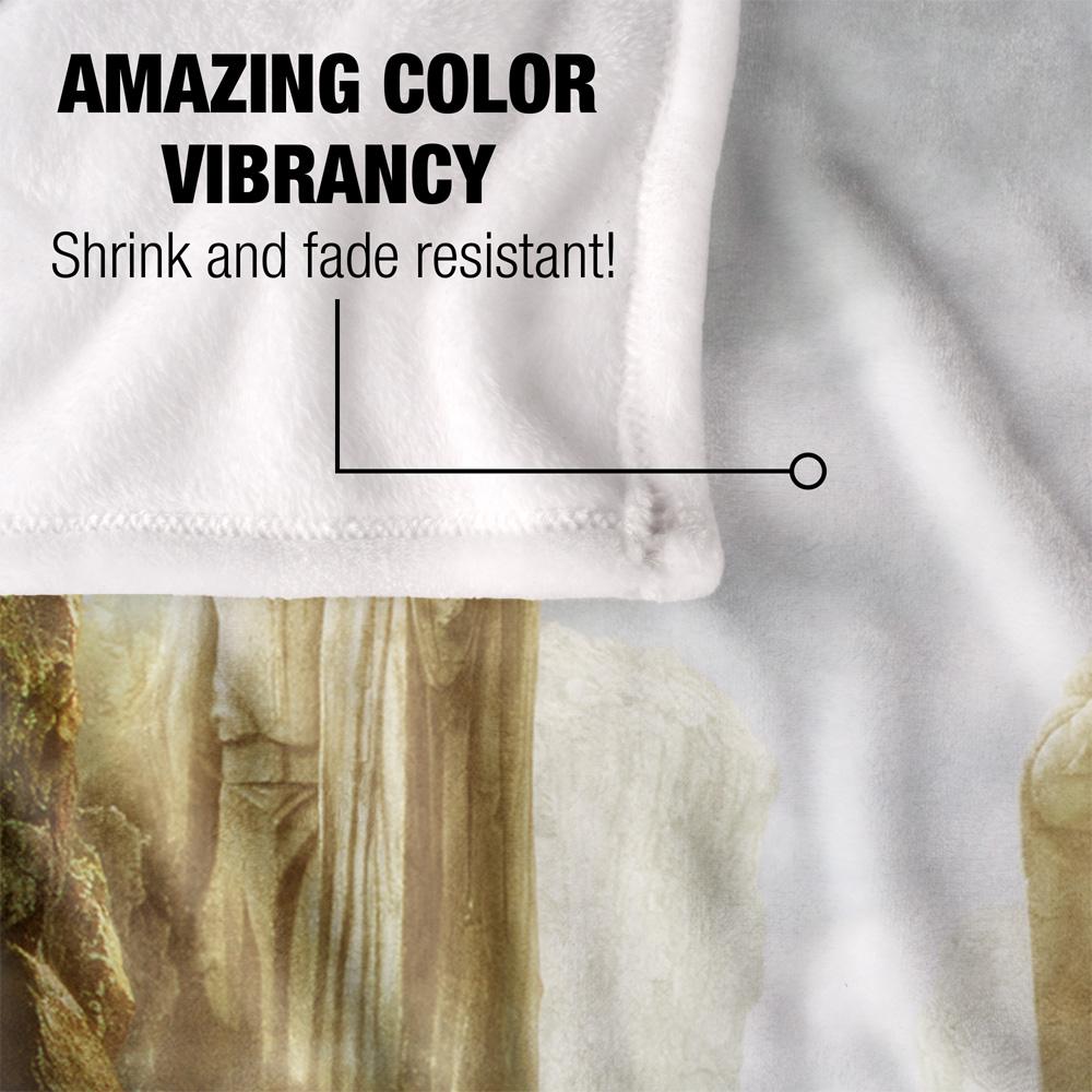 Lord Of The Rings Fellowship Movie Poster Blanket