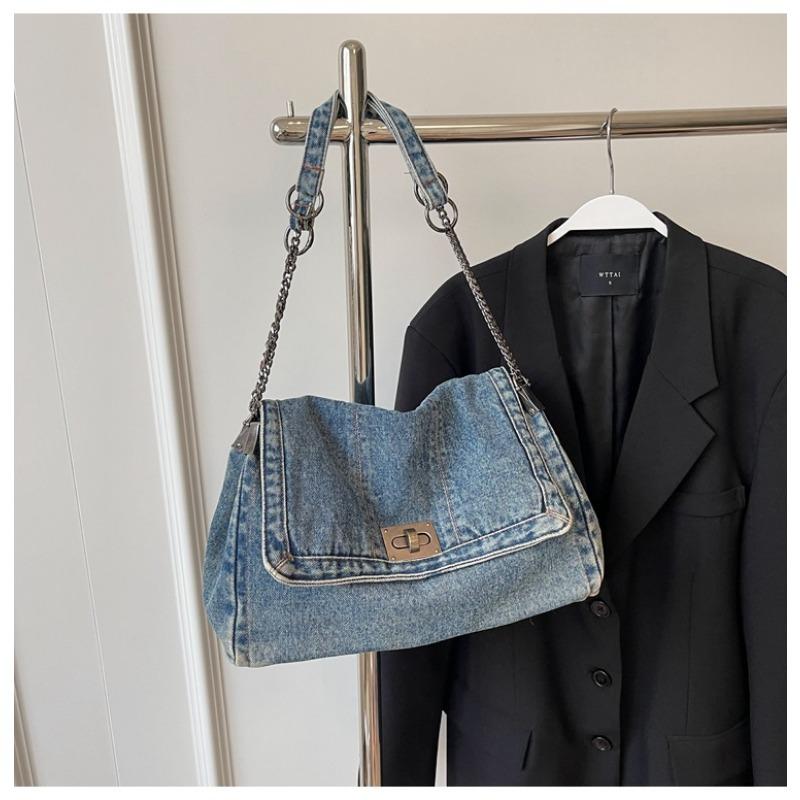 2025 Summer New Fashion Chain Bag Large Capacity Tote Bag