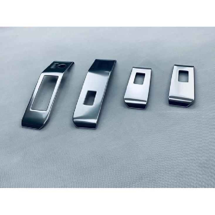 Steel Matte Window Lift Panel Cover Trim For - Toyota Highlander 4pcs