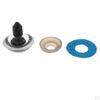 10x Glitter Safety Teddy , 24mm