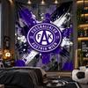 Wall Hanging Tapestry Austria Wien FC Print Cloth for Living Room Bedroom Home Decor