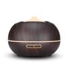 Diffusore di Aromi ad Ultrasuoni con Effetto Legno e Luce Colorata, Umidificatore da 400 ml per la Casa