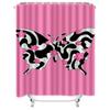 Stylish Butterfly Waterproof Shower Curtain Heat Resistant Machine Washable Non-Transparent 180x180cm