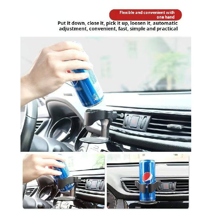 Car Cup Holder Air Vent Outlet Drink Coffee Bottle Holder Can Mounts Holders Beverage Ashtray Mount Stand Universal Accessories Cup Holders 5