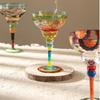 270ml Creatieve Margarita Wijnglazen Handgemaakt Kleurrijk Cocktailglas Europa Kelkglas Champagneglas Creatief Wijnglas Bar
