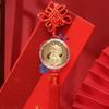 Chinese Knot Zodiac Dragon Pendant Commemorative Coin Chinese Dragon Decoration  New Year