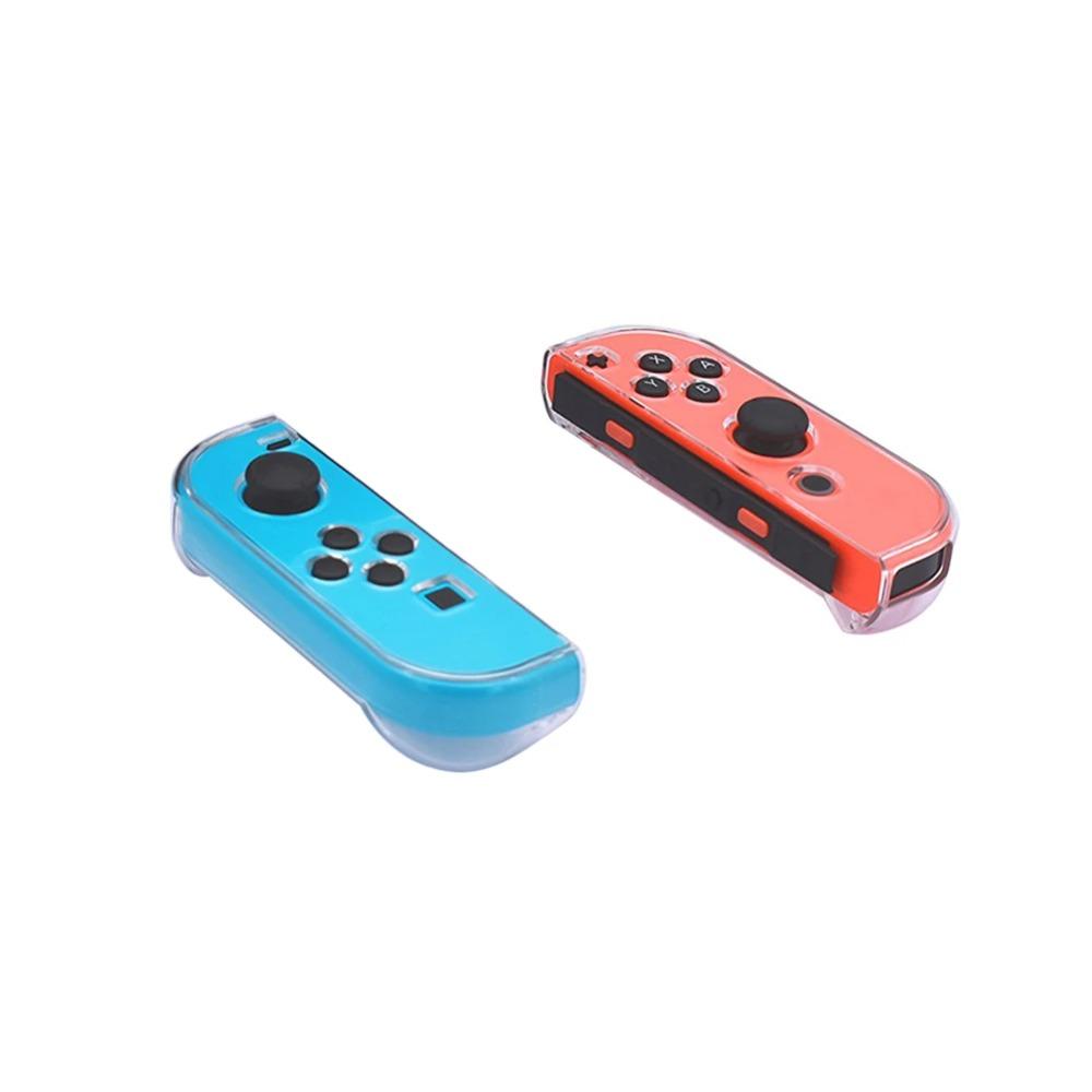 Transparent Crystal Clear Hard Case Shell Cover Protective for Nintendo Switch NS Console Joy-Con Handle Grip Game Console