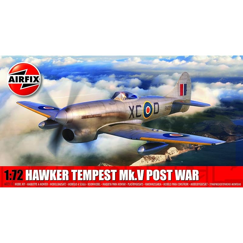

airfix 1/72 hawker Tempest MK.5 postwar plastic model X2110