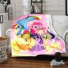1pc My Little Pony Flannel Blanket, Soft Skin Friendly with Digital Printing, Various Sizes Available for Family, Friends, Birthday