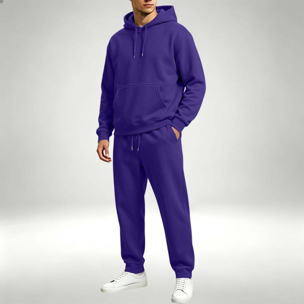 Herren Pullover Hoodie Sweatshirt Set für sportliche Freizeitkleidung