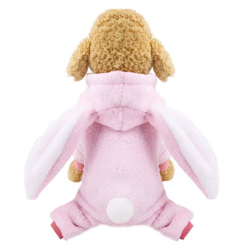 Pet Supplies Dog Clothes Cat Pet Clothes Autumn and Winter Long-eared Rabbit Transformed Small and Medium-sized Dog Home Warm Clothes