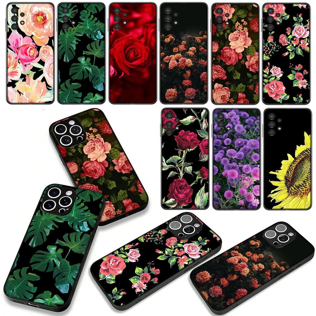 Summer Daisy Sunflower Floral Peony Flowe Phone Cover Case for OPPO A18 A16 A17 A38 A54 A40 A60 A80 A78 A79 A57 A55 A96 A15 A12