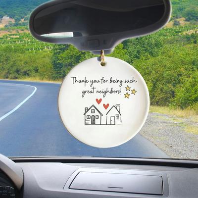 Amigos Próximos Enfeites de Natal Placas Acrílicas Penduradas com Citações Inspiradoras Presentes de Natal Fofos para Melhor Amigo