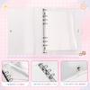 Topmvp A6 Transparent Sticker Album with 20 Removable Sticker Sheets