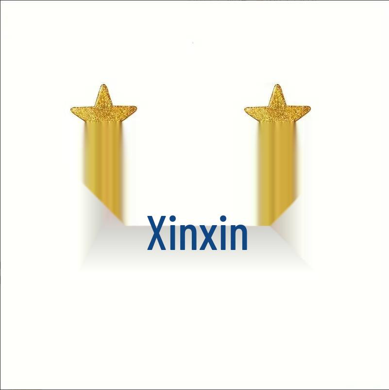 

New European & American Cross-Border Fashion Christmas Tree & Star Acrylic Earrings - Women s Holiday Collection синій